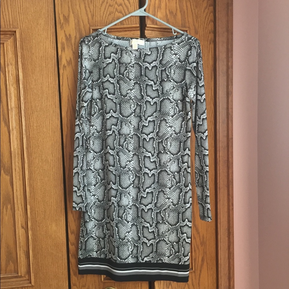 Michael Kors Python Print Dress